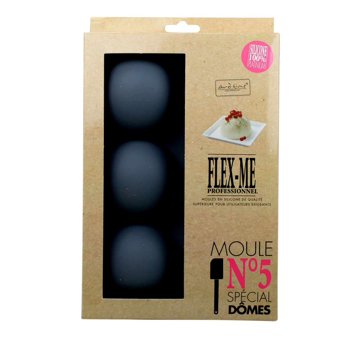 Moules silicone 6 dômes.